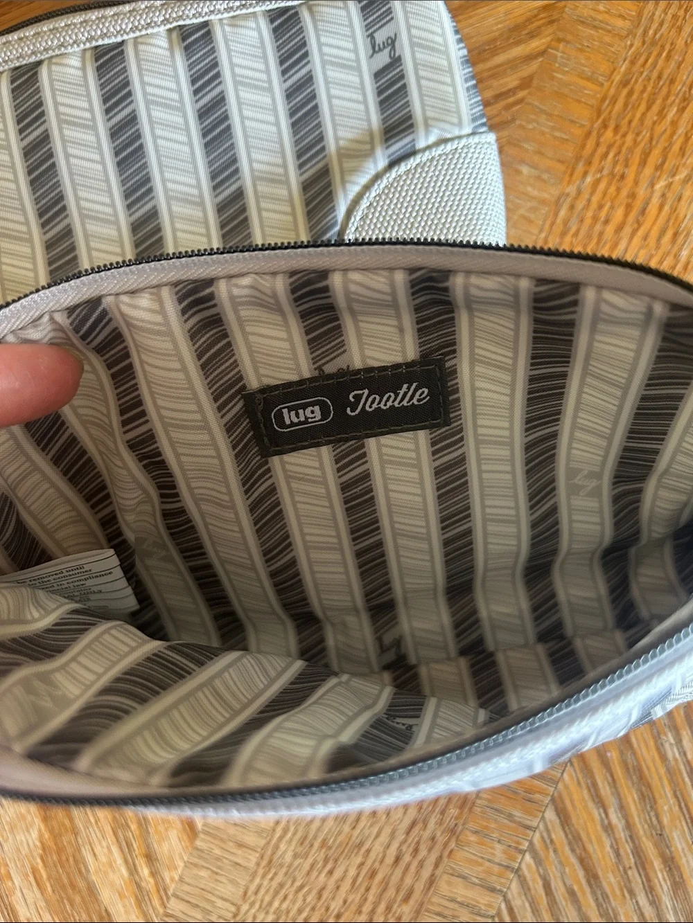 lug 2 piece cosmetic bags.